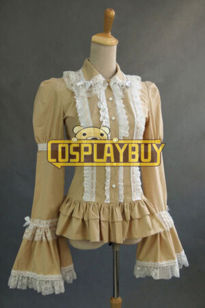 Victorian Lolita Reenactment Theatre Blouse Gothic Lolita Dress