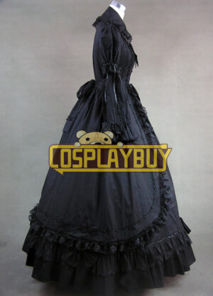 Victorian Lolita Renaissance Gothic Lolita Dress Black