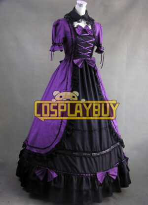 Victorian Lolita Renaissance Gothic Lolita Dress Purple