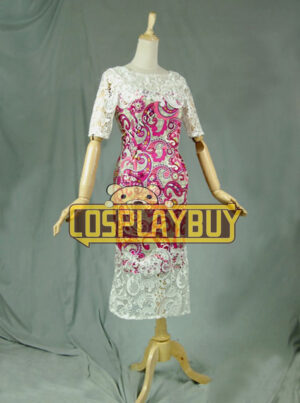 Victorian Lolita Renaissance Multicolor Floral Lace Gothic Lolita Dress