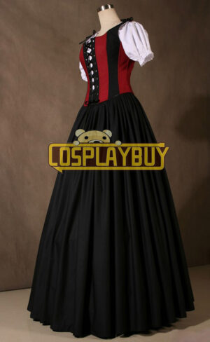 Victorian Lolita Renaissance Pirate Ribbon Gothic Lolita Dress