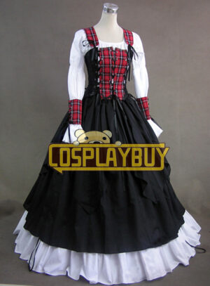 Victorian Lolita Renaissance Pirate Wench Gothic Lolita Dress