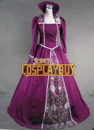 Victorian Lolita Renaissance Regal Queen Gothic Lolita Dress Purple