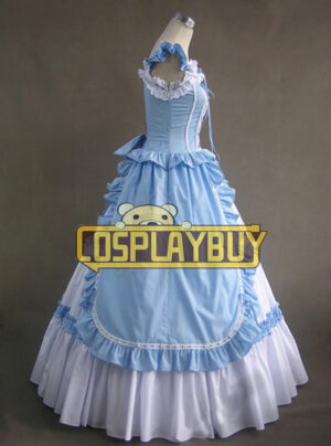 Victorian Lolita Ruffle Princess Gothic Lolita Dress Light Blue