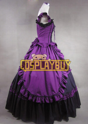 Victorian Lolita Ruffle Princess Gothic Lolita Dress Purple