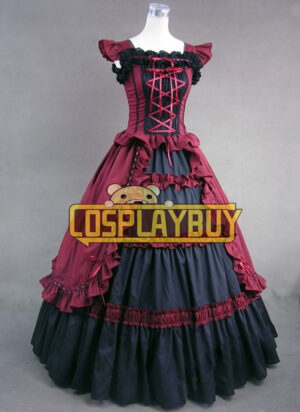 Victorian Lolita Ruffle Princess Gothic Lolita Dress Red