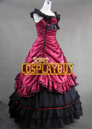 Victorian Lolita Southern Belle Flower Gothic Lolita Dress