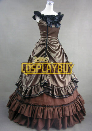 Victorian Lolita Southern Belle Wedding Gothic Lolita Dress Bronze