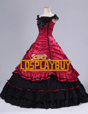 Victorian Lolita Southern Belle Wedding Gothic Lolita Dress Red