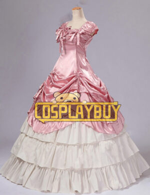 Victorian Lolita Southern Civil War Reenactment Gothic Lolita Dress Pink