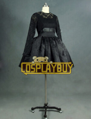 Victorian Lolita Steampunk Black Gothic Lolita Dress