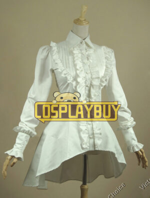 Victorian Lolita Steampunk Romantic Ruffle Blouse Gothic Lolita Dress