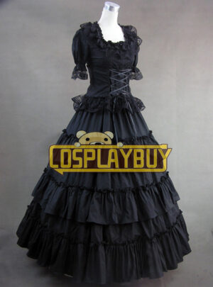 Victorian Lolita Wedding Gothic Lolita Dress Black