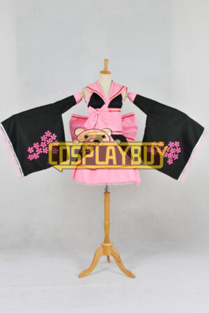 Vocaloid 2 Cosplay Hatsune Miku Pink Sakura Kimono