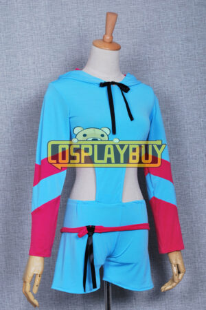 Vocaloid 2 Cosplay Kagamine Rin Blue Costume