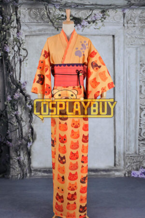 Vocaloid 2 Cosplay Kagamine Rin Kimono