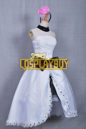 Vocaloid 2 Cosplay Meiko Sakine White Dress