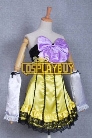 Vocaloid 2 Cosplay Kagamine Rin Yellow Short Dress