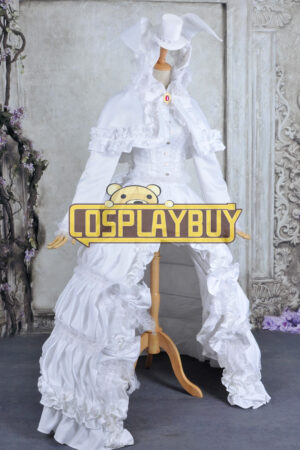 Vocaloid 2 Cosplay White Rabbit Hatsune Miku Dress