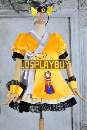 Vocaloid 3 Cosplay SeeU Yellow Dress