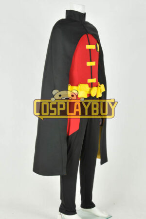 Young Justice Cosplay Robin Costume Jumpsuit Stretchable Cotton Version